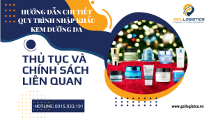 Hình ảnh minh họa quy trình nhập khẩu kem dưỡng da tại Việt Nam